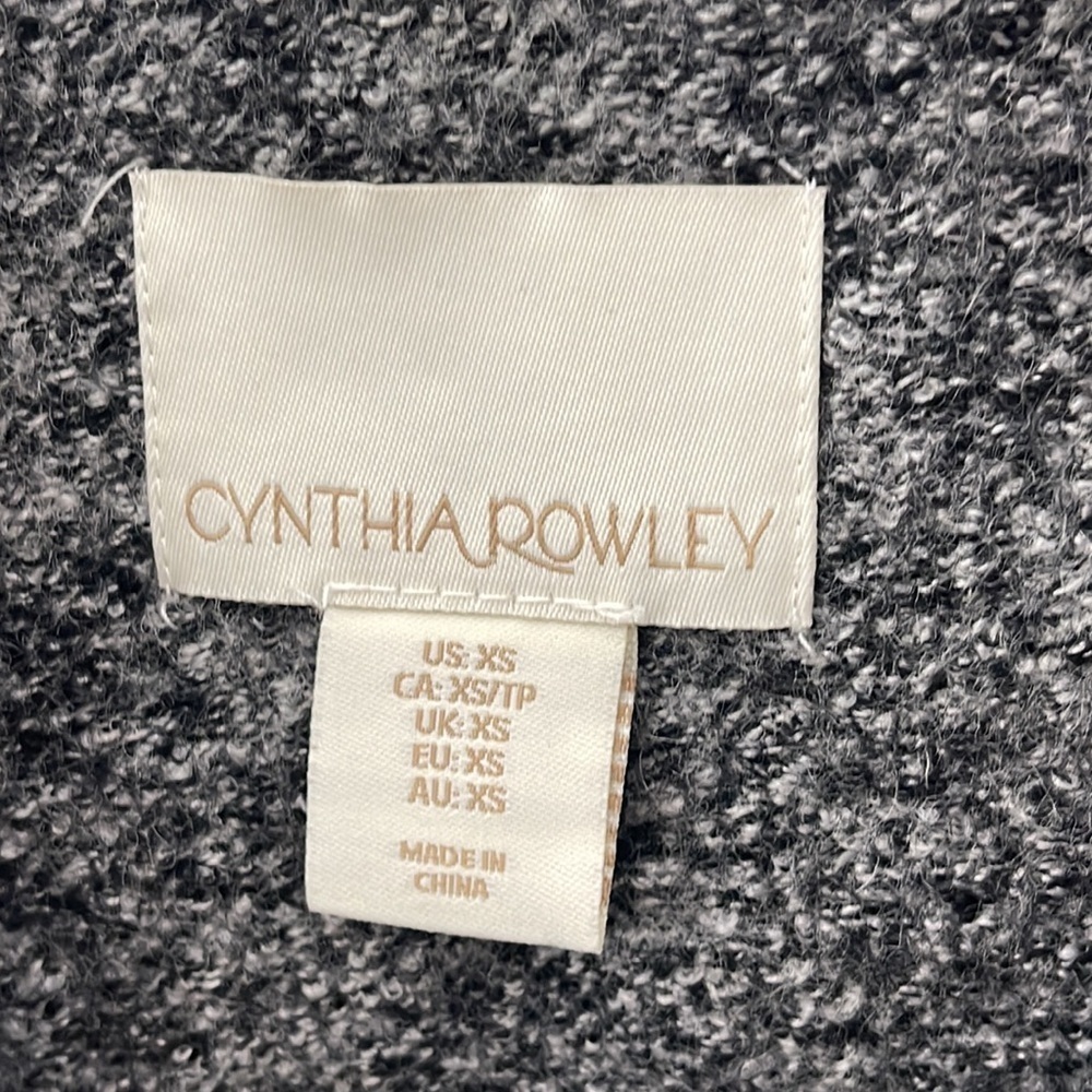 ❤️ 🆕 CYNTHIA ROWLEY Jacket Size XS - Picture 4 of 4